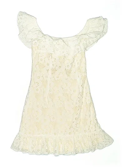 Pre-owned Superdown Cocktail Dress In White