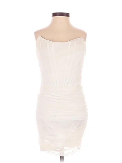 Pre-owned Superdown Cocktail Dress In White