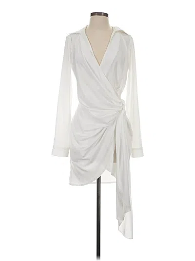 Pre-owned Superdown Cocktail Dress In White