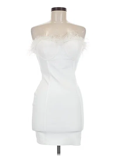 Pre-owned Superdown Cocktail Dress In White