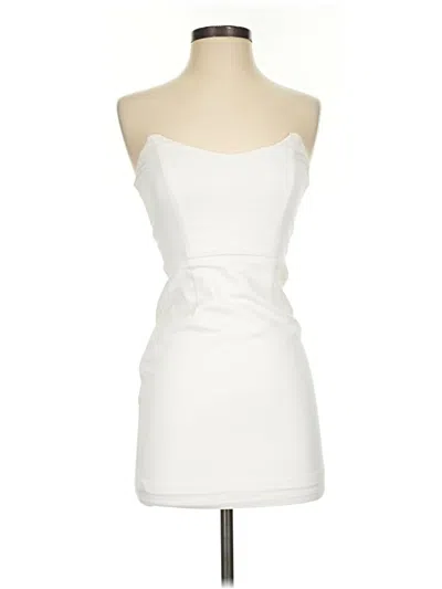 Pre-owned Superdown Cocktail Dress In White