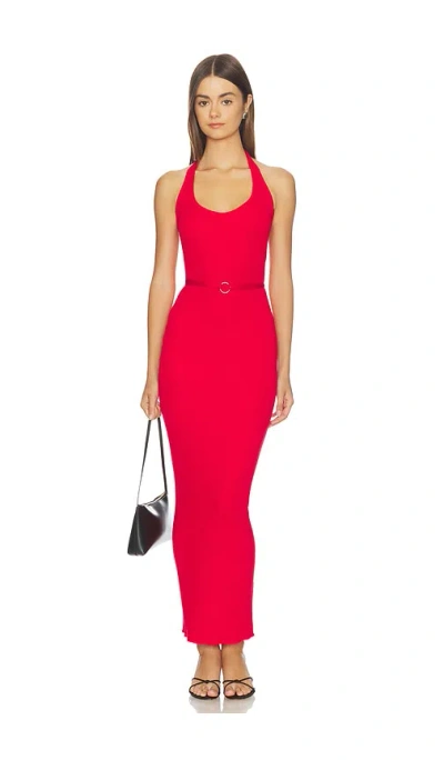 Superdown Constance Maxi Dress In Red
