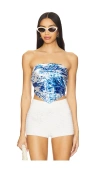 Superdown Cosima Top In Blue