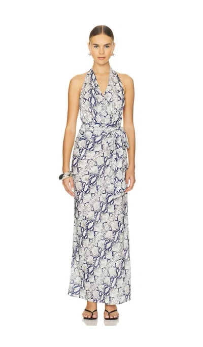 Superdown Cynthia Maxi Dress In Snake Multi