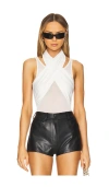 Superdown Danica Bodysuit In 화이트