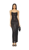 Superdown Danica Maxi Dress In 黑色