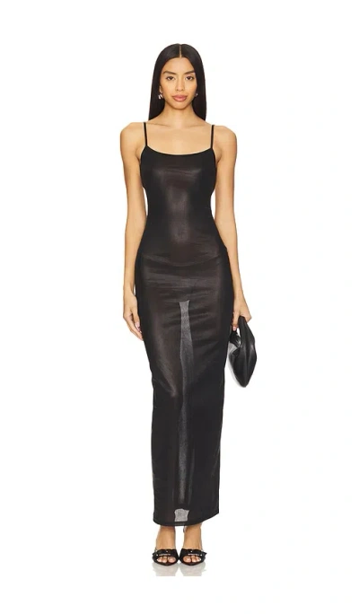 Superdown Danica Maxi Dress In Black