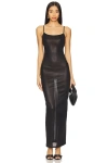 Superdown Danica Maxi Dress In Black