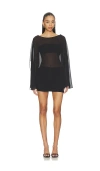 Superdown Danni Poncho Set In Black