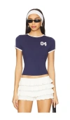 Superdown Darya Top In 藏青色