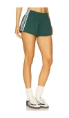 Superdown Demia Track Short In Dark Green