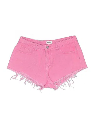 Pre-owned Superdown Denim Shorts In Pink