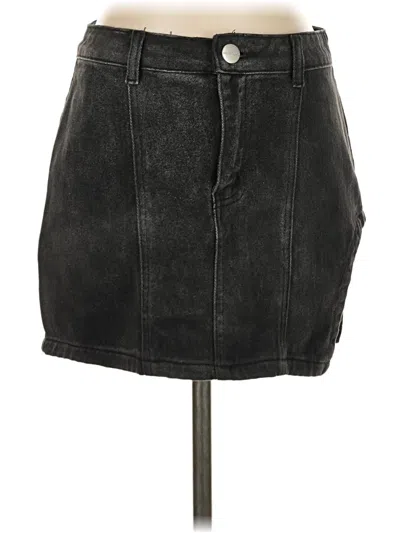 Pre-owned Superdown Denim Skirt In Black