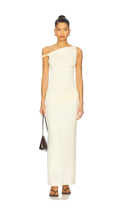Superdown Devin Maxi Dress In White