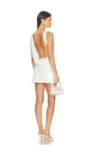 Superdown Dovie Drape Mini Dress In White