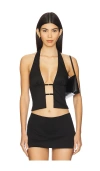Superdown Dulcie Top In Black