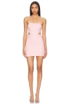 Superdown Elaina Cut Out Dress In Pink