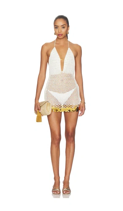 Superdown Elaranna Crochet Mini Dress In Multi