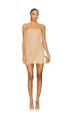 Superdown Elodie Mini Dress In Neutral