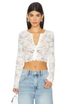 Superdown Elowen Top In White