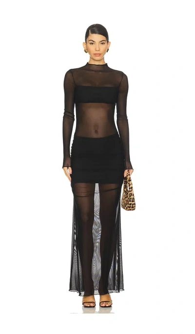 Superdown Elysha Maxi Dress In Black