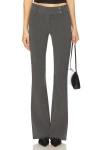 Superdown Emerson Pant In Grey Pinstripe