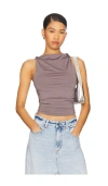 Superdown Emile Top In Gray
