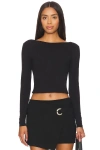 Superdown Esme Top In Black
