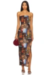 Superdown Estella Maxi Dress In Multi
