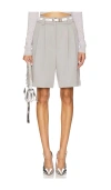 Superdown Evelina Shorts In Light Grey