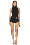 Superdown Evie Romper In Black