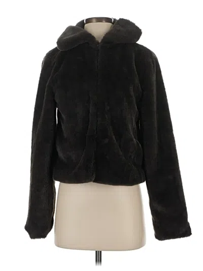 Pre-owned Superdown Faux Fur Jacket In Black