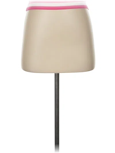 Pre-owned Superdown Faux Leather Skirt In Pink