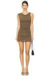 Superdown Fayette Mini Dress In Olive