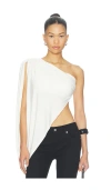 Superdown Fellie Asymmetrical Top In White