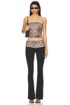 Superdown Fiah Pant Set In Leopard