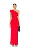 Superdown Fleur Maxi Dress In 红色