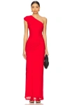 Superdown Fleur Maxi Dress In Red