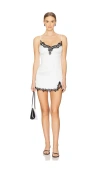 Superdown Florine Mini Dress In White