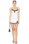 Superdown Florine Mini Dress In White