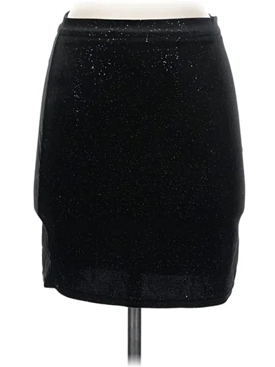 Pre-owned Superdown Formal Skirt In Black