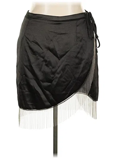 Pre-owned Superdown Formal Skirt In Black