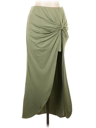 Pre-owned Superdown Formal Skirt In Green