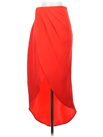Pre-owned Superdown Formal Skirt In Red