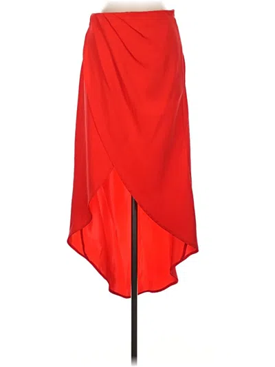 Pre-owned Superdown Formal Skirt In Red