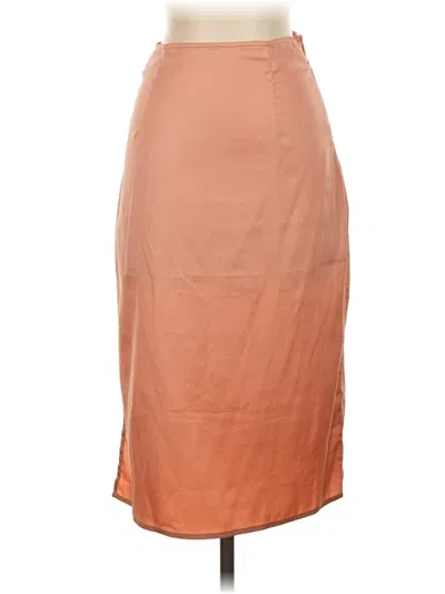 Pre-owned Superdown Formal Skirt In Tan