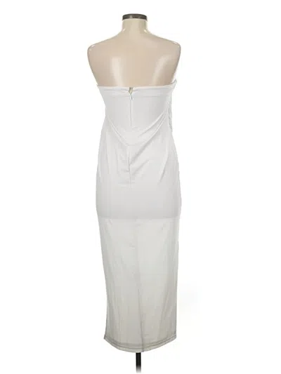 Pre-owned Superdown Formal Skirt In White