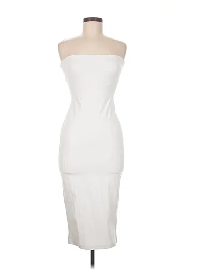 Pre-owned Superdown Formal Skirt In White