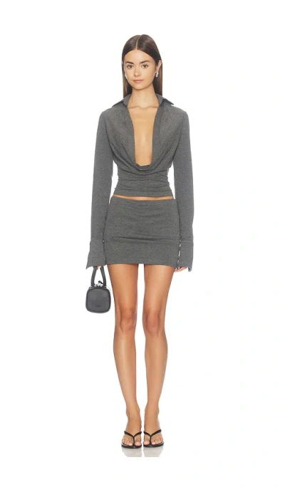 Superdown Franklin 스커트 세트 In Gray