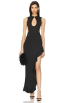 Superdown Frany Backless Maxi Dress